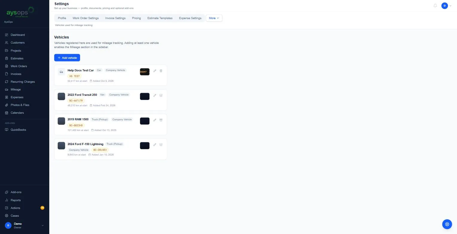 The new vehicle in the list